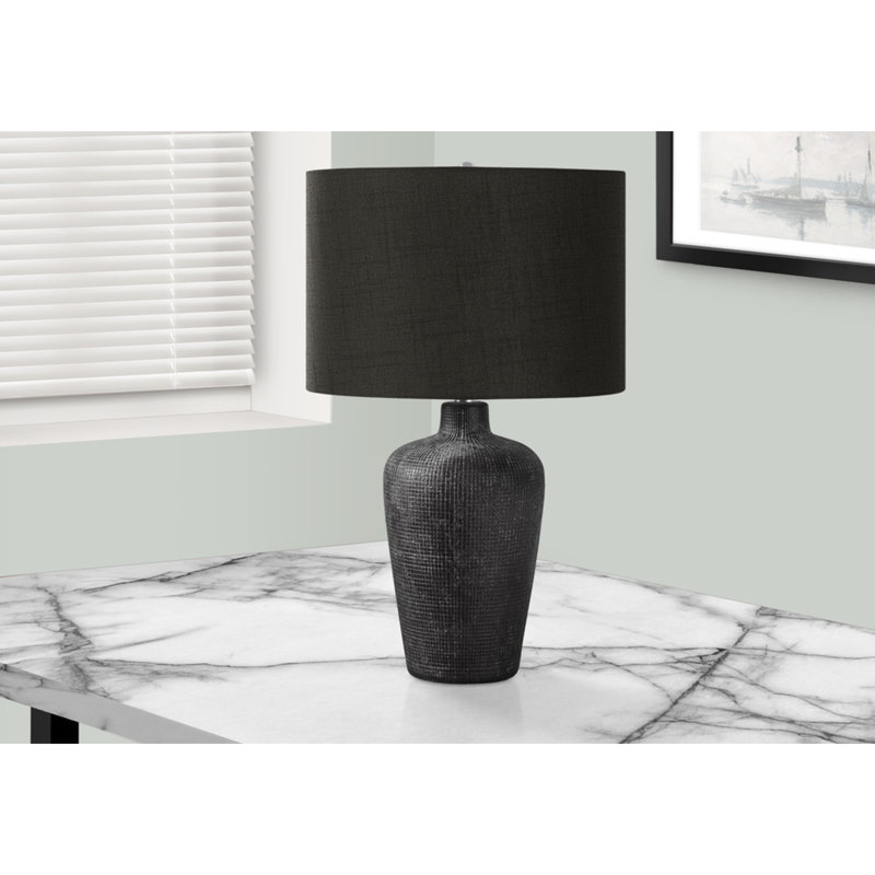 Contemporary Ceramic Table Lamp with Shade