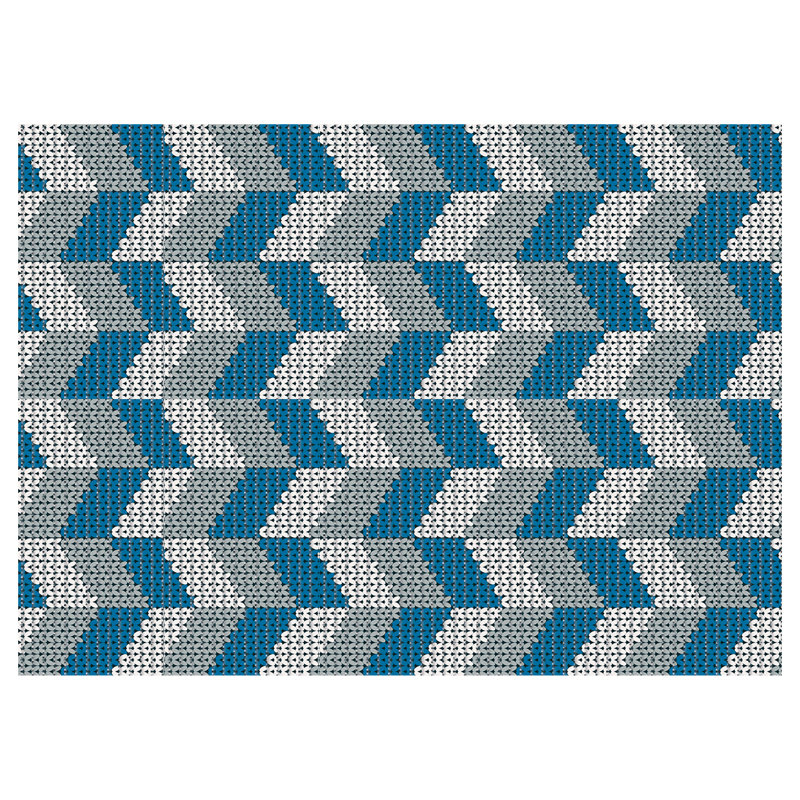 Tapis de bain Falkirk, Bleu