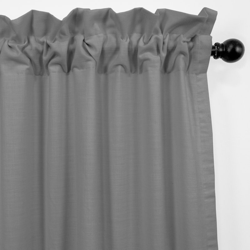 Elsie Linen Look, 50"W x 132"L, Shadow