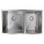 Évier de cuisine à double cuve encastré 32 po x 19 po Diamond-33512347