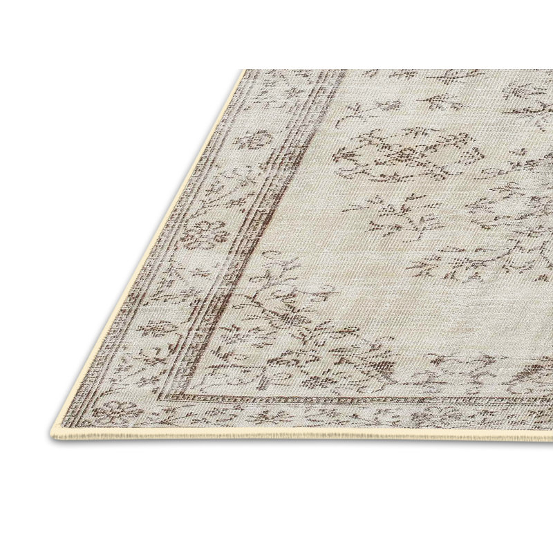 Surface beige contemporaine tapis, Rectangle 7 pi x 9 pi