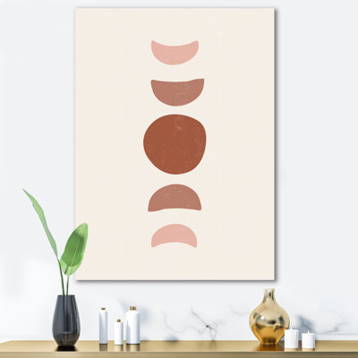 Minimal Moon Phases - impression sur toile