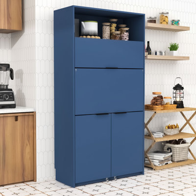 Buffet multifonctionnel avec garde-manger et rangement