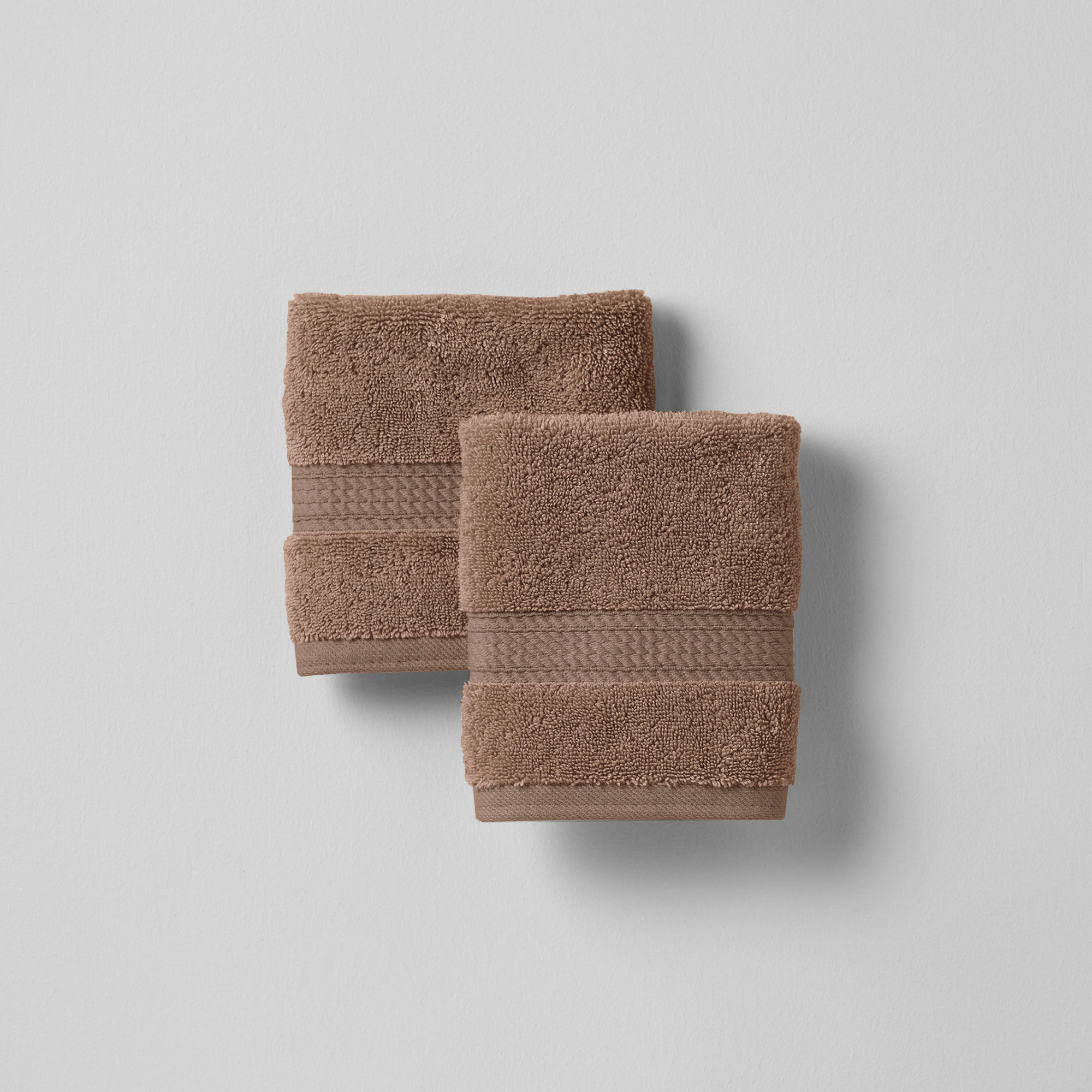 Payten Classic Certified Egyptian Cotton Washcloth, Caramel