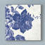 « toile roses iv indigo », reproduction de peinture à l’acrylique sur toile tendue-33424207