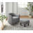 Upholstered Chair With Ottoman-789597967