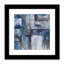 Patchwork abstrait II - peinture encadrée-59483443-59483447