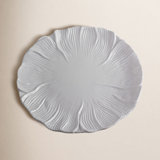 VIDA Lettuce 11" Dinner Plate Set Of 4 (White)