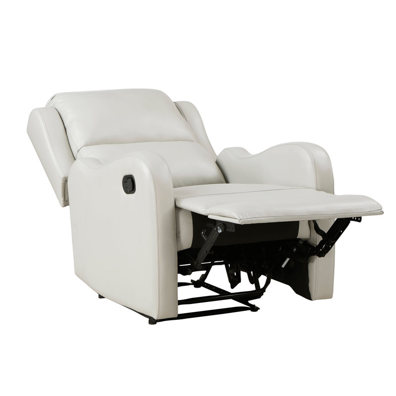 Fauteuil inclinable 1 pièce Taupe, Taupe, Manuel - Bouton-poussoir