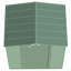Remise de rangement en acier Select, 6 x 5, vert sauge-67124430