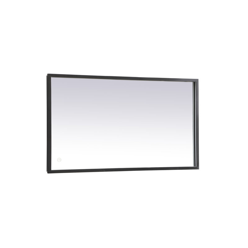 Miroir Piche, 20 po x 36 po, Noir