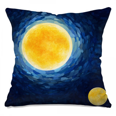 Coussin Abstract Sun, coussins double face Art