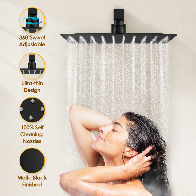 Système de douche complet avec valve brute