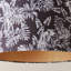 Leila 23.5cm H Linen Blend Drum Lamp Shade ( Slip-On ) in Black
