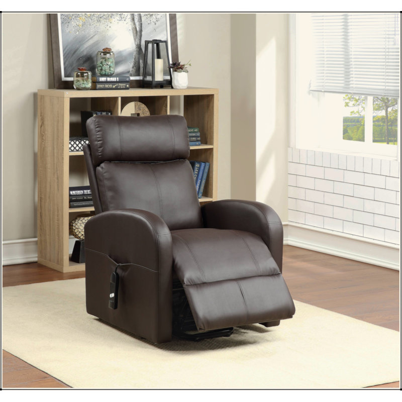 Synthetic Leather Power Motion Recliner W/Lift