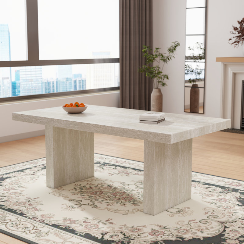 Table de salle à manger Oxalide, Beige