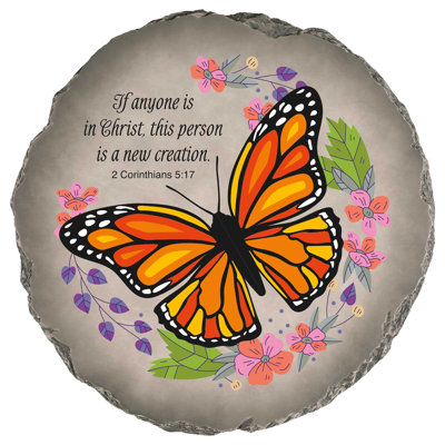 Garden Stone New Creation Butterfly
