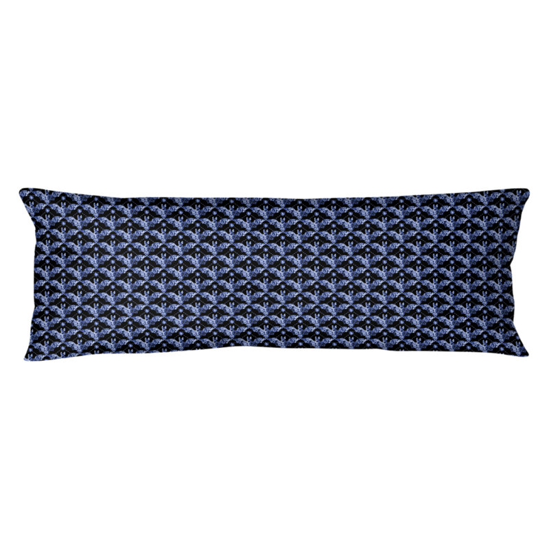 Coussin lombaire pour les roussettes, Bourre en polyester, Bleu
