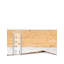 Tapis uni en jute tressé festonné-974502844