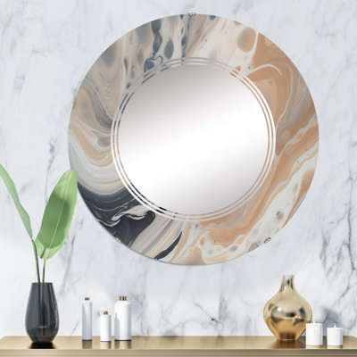 Zevon - Miroir mural moderne rond