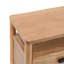 Table de chevet moderne à 2 tiroirs Lane avec tablette ouverte et pieds arrondis en bois-1325482338