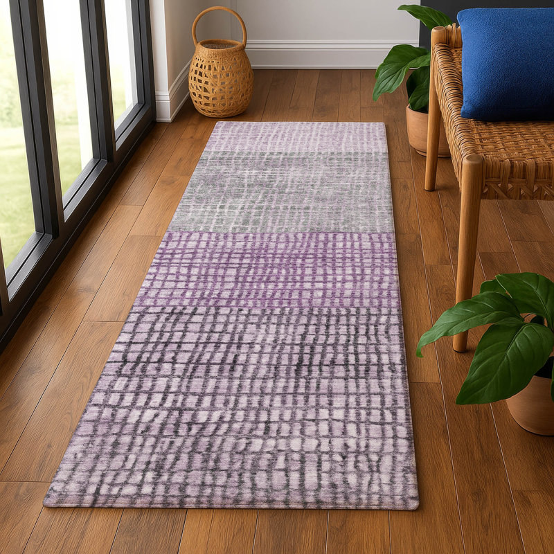 Premium Machine Washable Monnier AMF1831 Geometric Rug, Runner 2'3" x 7'6"