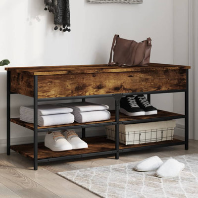 4 Pair Shoe Storage Bench