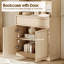 Buffet en bois de 126 po de largeur avec portes, tiroirs et tablettes réglables, armoire de rangement de 72 po de hauteur pour la cuisine-1131146798-1288493527