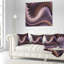 Art mural fractal mauve - oreiller abstrait imprimé-29963521-29965505