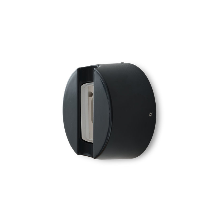 Kilter Flush Mounted Sconce, Matte Black