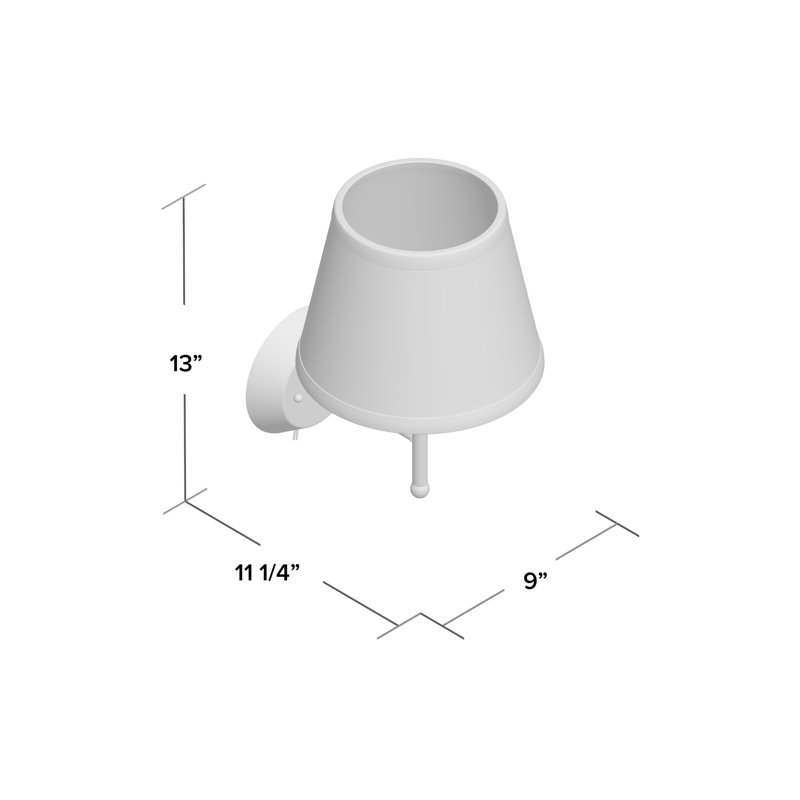 1 - Light Armed Sconce, Oil Rubbed Bronze
