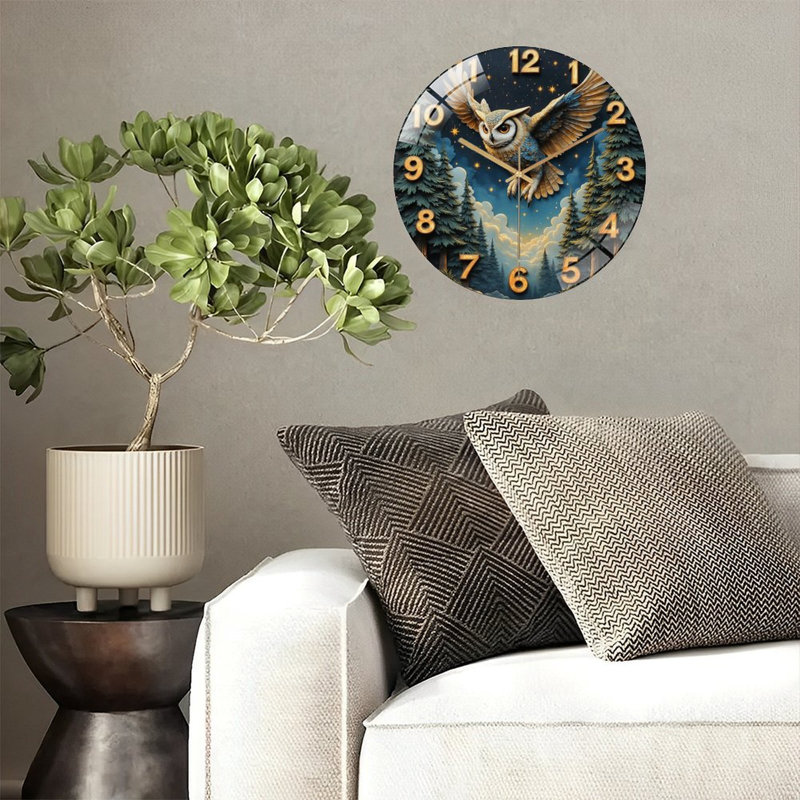 Horloge murale Owl
