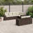  Garden Sofa Set Brown PE Rattan Large Modular Garden Sofa Set-983091097-983091103