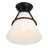 1 LT Ceiling Light in Matte Black-308220302-308220299