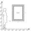 Indo Rectangle Solid Wood Beveled Mirror