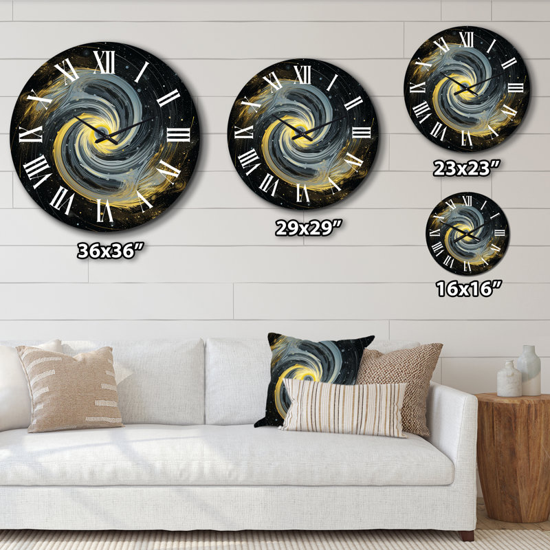 Horloge murale en métal, Petit