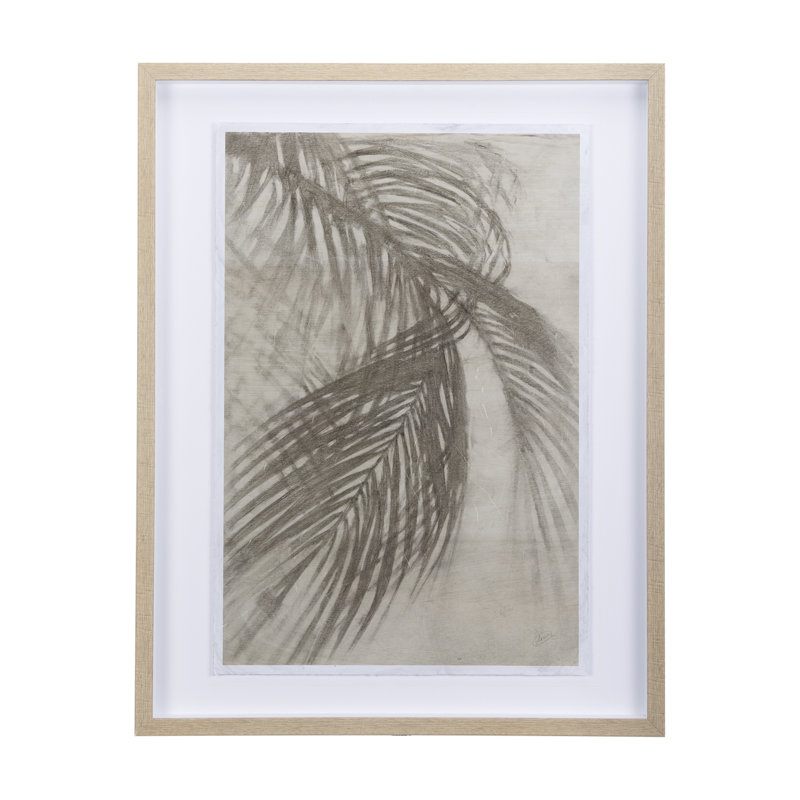 Shadows on Wood I a Hand Embelished Textured Framed Art Print Matted under Glass, Beige, Shadows On Wood I, Brown