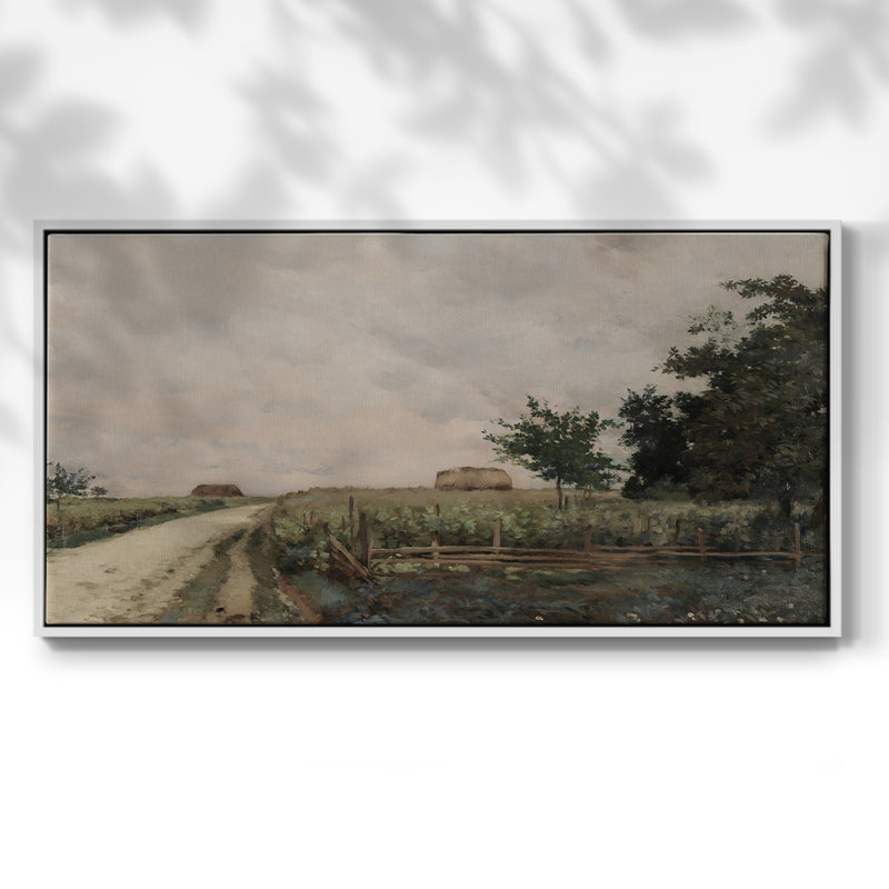 Série paysage - DCLVII - Toile tendue avec châssis encadré - Prêt à être accroché