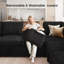 Canapé-lit modulaire, noir-379826991