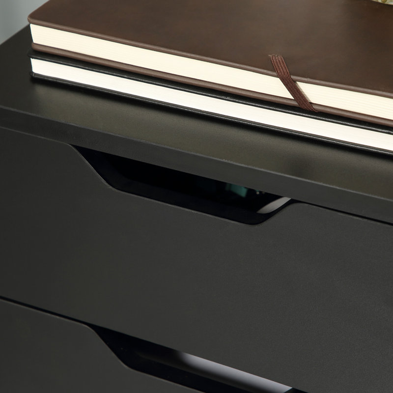 15.75'' Wide 3 -Drawer Mobile File Cabinet