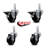 Hard Rubber Casters