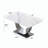 Kentrez Stone Top Metal Base Dining Table-874649649-874651597