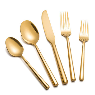 Gold Silverware Set Flatware Set Stainless Steel Cutlery Set