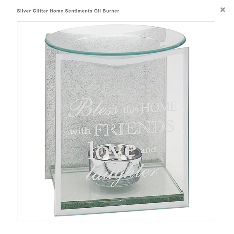 Glass Tabletop Tealight Holder