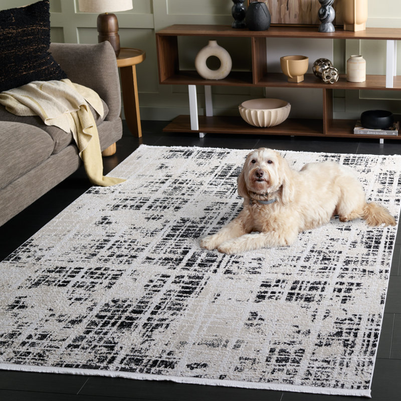 Tapis abstrait Mila 230 Performance, Rectangle 5 pi 3 po x 7 pi 6 po