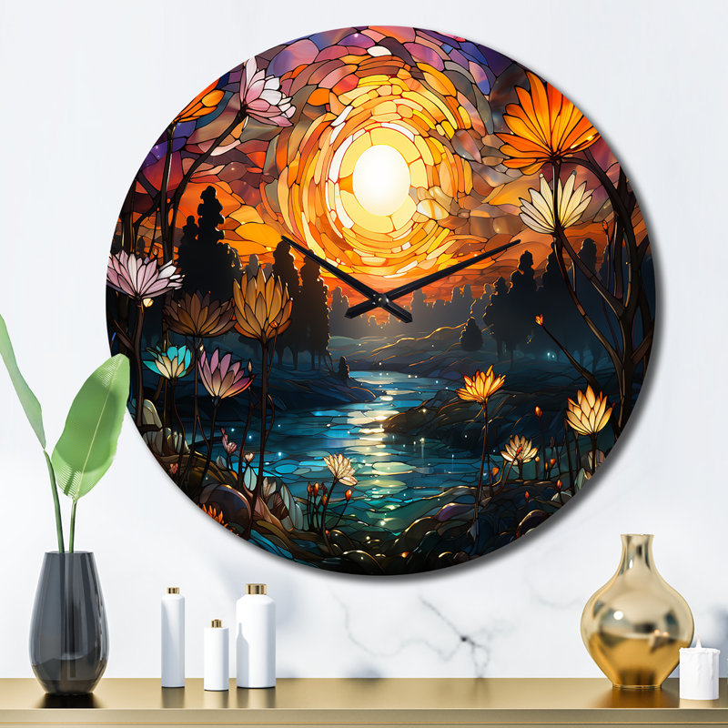 Horloge murale City of Flowers, Grand