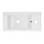 Lavabo mural rectangulaire en céramique avec fixation pour robinet Voltaire-101462132-118682193