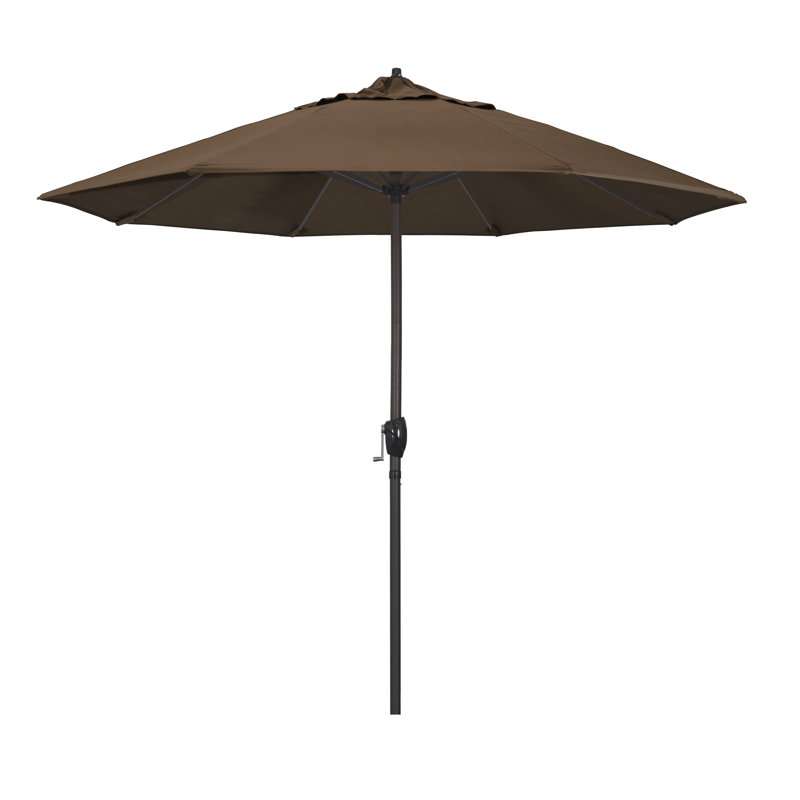 Parasol 9 pi Mira Sunbrella® Mira, Cacao Performance
