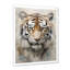 Minimalisme beige tigre II - impressions sur toile d'animaux tigrés-97170632-97170635