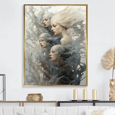 «Woman Mermaids Expression» sur toile